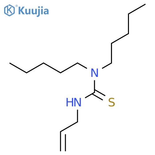 Thiourea, N,N-dipentyl-N'-2-propenyl- structure