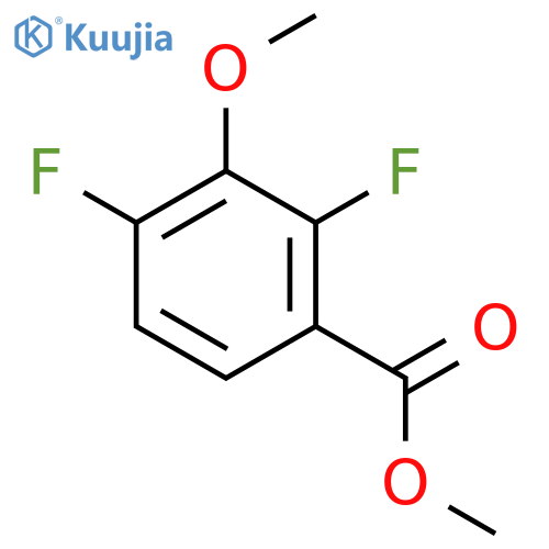 Methyl 2,4-difluoro-3-methoxybenzoate structure