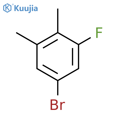 5-Bromo-1-fluoro-2,3-dimethylbenzene structure