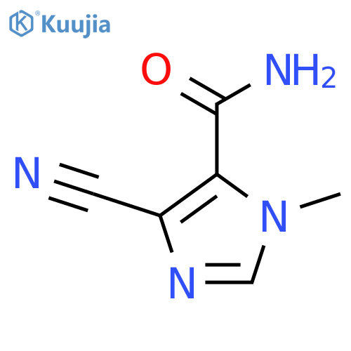 1H-Imidazole-5-carboxamide,4-cyano-1-methyl- structure