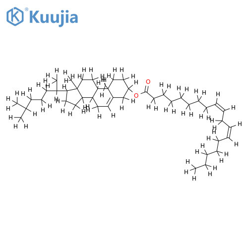 3beta-(Octadecadien-(9c.12c)-oyloxy)-cholesten-(5) structure