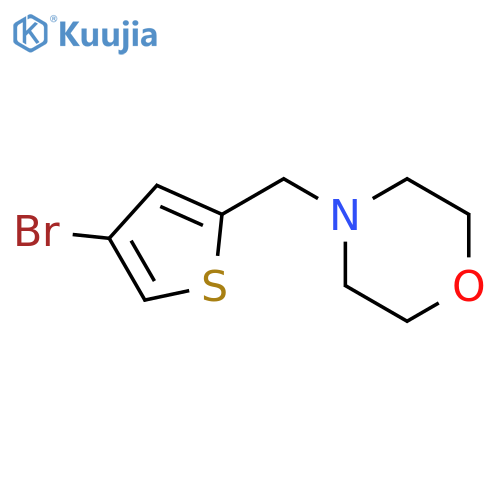 4-(4-Bromothien-2-yl)methylmorpholine structure
