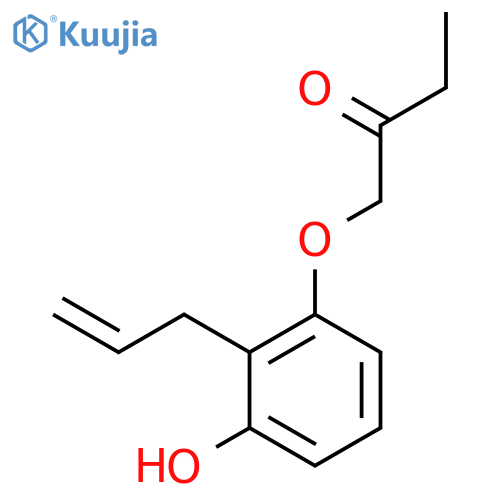 2-Butanone, 1-[3-hydroxy-2-(2-propenyl)phenoxy]- structure