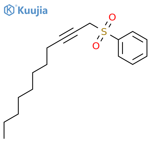 Benzene, (2-undecynylsulfonyl)- structure
