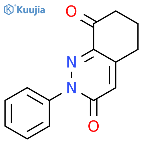 3,8(2H,5H)-Cinnolinedione, 6,7-dihydro-2-phenyl- structure