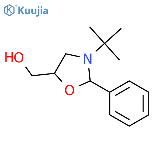(5S)-3-(1,1-Dimethylethyl)-2-phenyl-5-oxazolidinemethanol structure