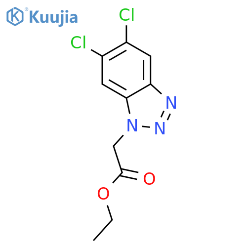 1H-Benzotriazole-1-acetic acid, 5,6-dichloro-, ethyl ester structure