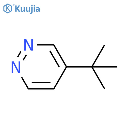 Pyridazine, 4-(1,1-dimethylethyl)- structure