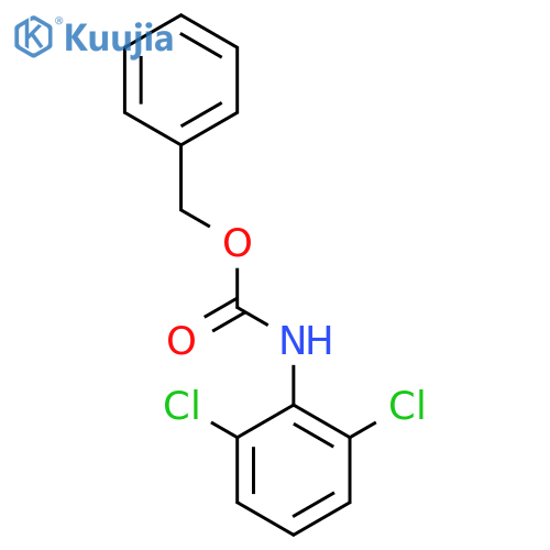 Carbamic acid,(2,6-dichlorophenyl)-, phenylmethyl ester (9CI) structure