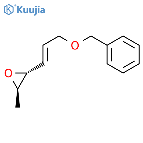 Oxirane, 2-methyl-3-[(1E)-3-(phenylmethoxy)-1-propenyl]-, (2R,3R)-rel- structure