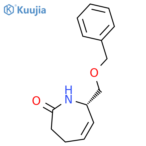 (7S)-7-[(Benzyloxy)methyl]-1,3,4,7-tetrahydro-2H-azepin-2-one structure