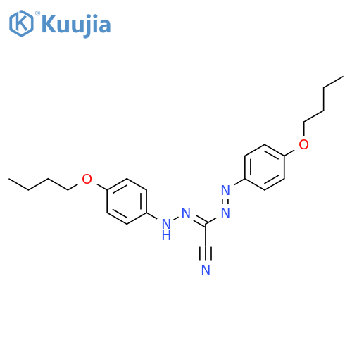 Acetonitrile, [(4-butoxyphenyl)azo][(4-butoxyphenyl)hydrazono]- structure
