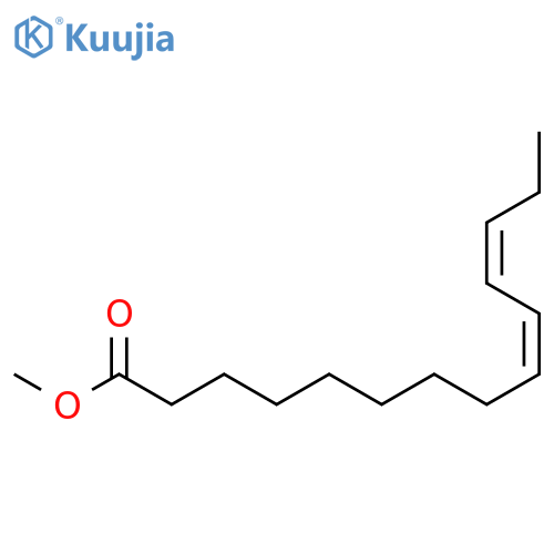 9,11-Tetradecadienoic acid, methyl ester, (Z,Z)- structure