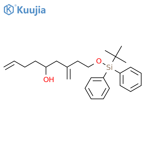 1-Nonen-5-ol, 9-[[(1,1-dimethylethyl)diphenylsilyl]oxy]-7-methylene- structure