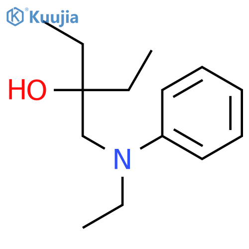 3-Pentanol, 3-[(ethylphenylamino)methyl]- structure