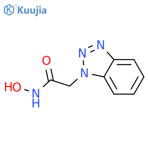 1H-Benzotriazole-1-acetamide, N-hydroxy- structure