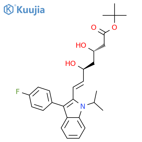 (3S,5S,6E)-O-tert-Butyl Fluvastatin structure
