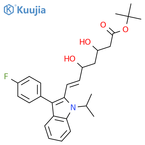 (3S,5R,E)-tert-Butyl Fluvastatin structure
