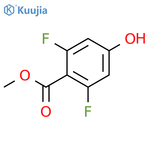 Methyl 2,6-difluoro-4-hydroxybenzoate structure