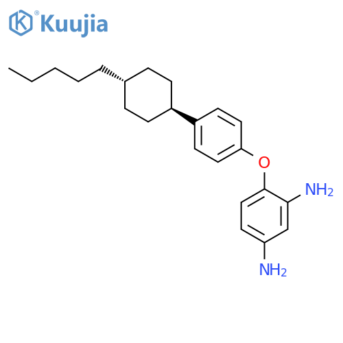 1,3-BENZENEDIAMINE, 4-[4-(TRANS-4-PENTYLCYCLOHEXYL)PHENOXY]- structure