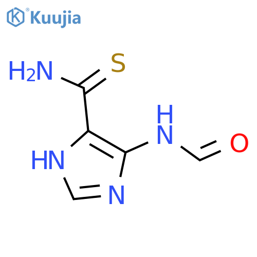 4-(formylamino)-1H-imidazole-5-carbothioamide structure