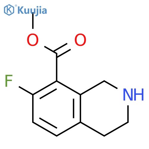 methyl 7-fluoro-1,2,3,4-tetrahydroisoquinoline-8-carboxylate structure