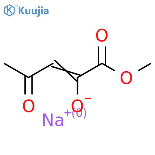 Sodium 1-methoxy-1,4-dioxopent-2-en-2-olate structure