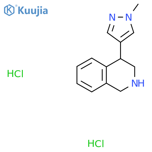 4-(1-Methyl-1H-pyrazol-4-yl)-1,2,3,4-tetrahydroisoquinoline dihydrochloride structure