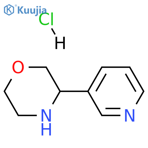 3-(pyridin-3-yl)morpholine hydrochloride structure