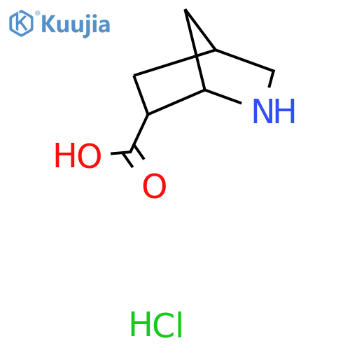 2-Azabicyclo[2.2.1]heptane-6-carboxylic acid hydrochloride structure