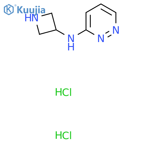 N-(Azetidin-3-yl)pyridazin-3-amine dihydrochloride structure