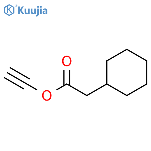 Cyclohexaneacetic acid, ethynyl ester structure
