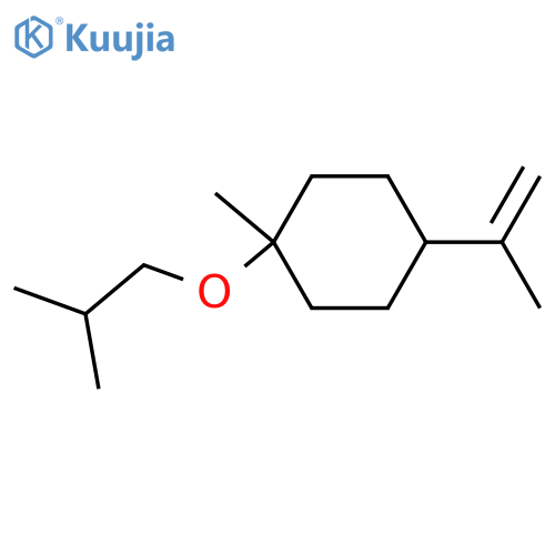 Cyclohexane, 1-methyl-4-(1-methylethenyl)-1-(2-methylpropoxy)- structure