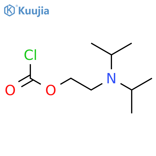 Carbonochloridic acid, 2-[bis(1-methylethyl)amino]ethyl ester structure