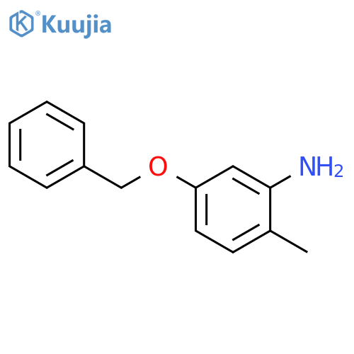 5-(benzyloxy)-2-methylaniline structure