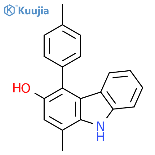 9H-Carbazol-3-ol, 1-methyl-4-(4-methylphenyl)- structure