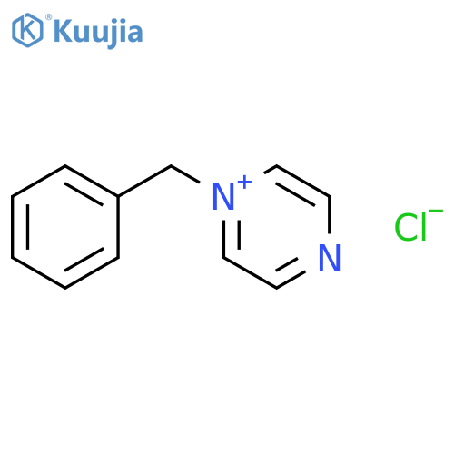 Pyrazinium, 1-(phenylmethyl)-, chloride structure