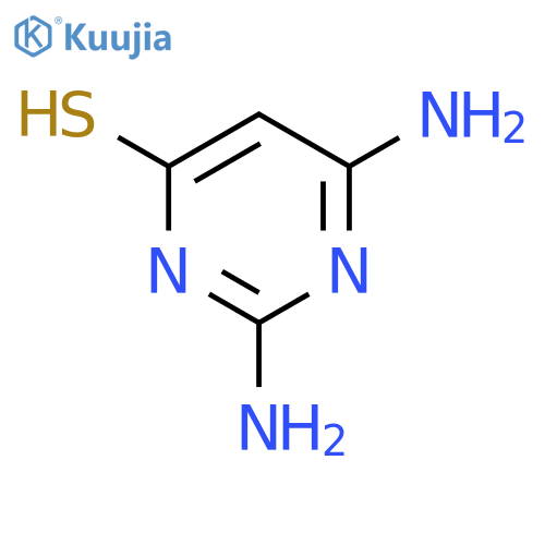 2,4-Diamino-6-mercaptopyrimidine structure