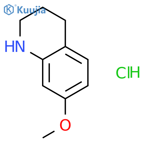 7-Methoxy-1,2,3,4-tetrahydroquinoline hydrochloride structure
