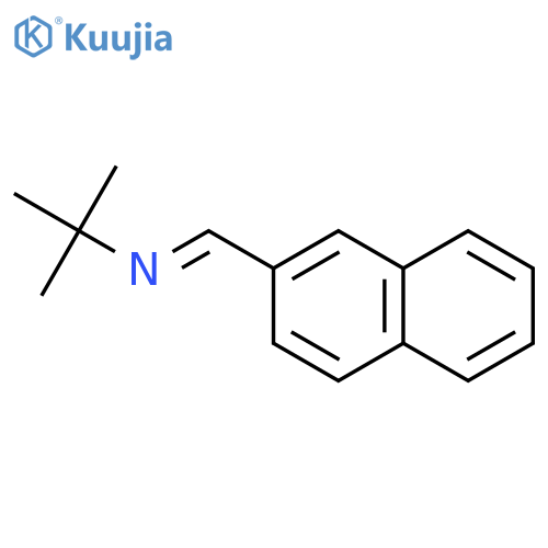 2-PROPANAMINE, 2-METHYL-N-(2-NAPHTHALENYLMETHYLENE)- structure