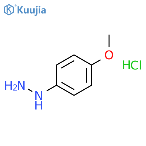 (4-methoxyphenyl)hydrazine hydrochloride structure