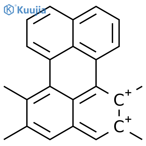 Perylenediylium, 1,2,5,6-tetramethyl- structure