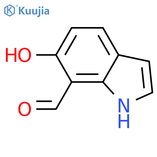 6-Hydroxy-1H-indole-7-carbaldehyde structure