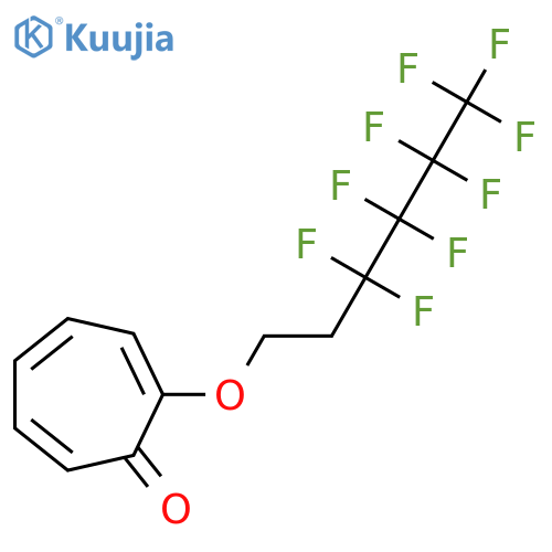 2-[(3,3,4,4,5,5,6,6,6-Nonafluorohexyl)oxy]cyclohepta-2,4,6-trien-1-one structure