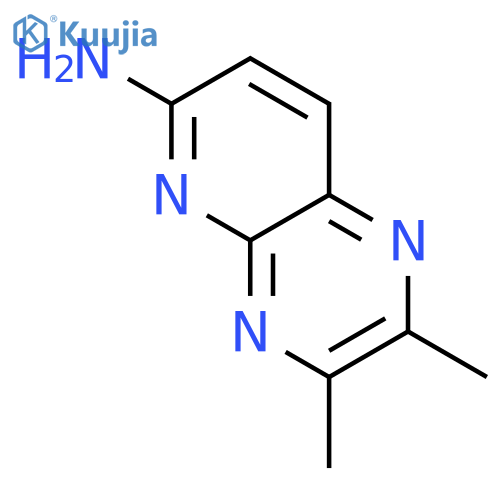 2,3-dimethyl-Pyrido[2,3-b]pyrazin-6-amine structure