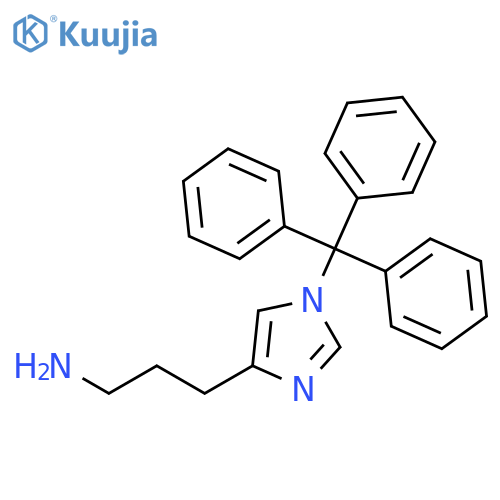 3-(1-Trityl-1H-imidazol-4-yl)propan-1-amine structure