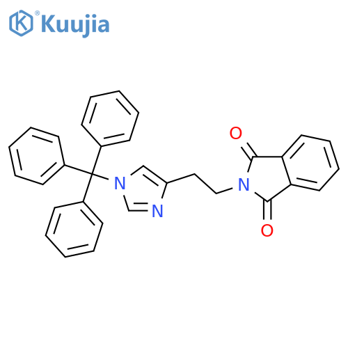 1H-Isoindole-1,3(2H)-dione,2-[2-[1-(triphenylmethyl)-1H-imidazol-4-yl]ethyl]- structure
