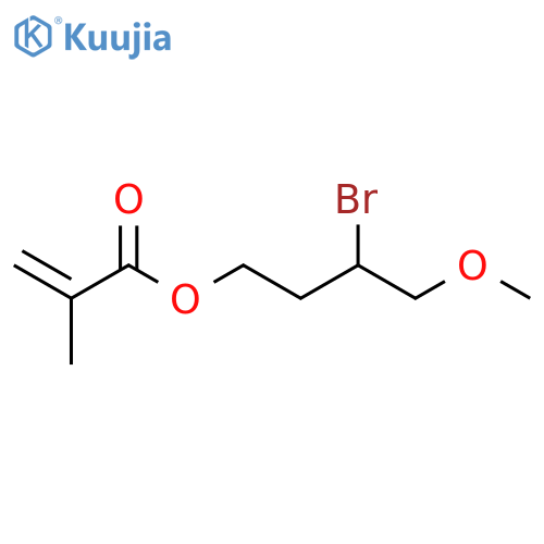 2-Propenoic acid, 2-methyl-, 3-bromo-4-methoxybutyl ester structure