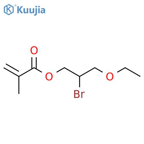 2-Propenoic acid, 2-methyl-, 2-bromo-3-ethoxypropyl ester structure