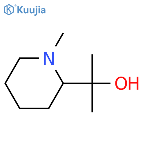 2-(1-methyl-2-piperidyl)propan-2-ol structure